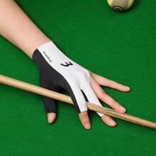 1pc Left Hand Lightweight Professional Snooker/Pool Glove, Seamless, High Elasticity, Breathable, Comfortable, Smooth Palm Anti-Slip, Fingerless Unisex Snooker/Pool Glove - Multicolor - View 9
