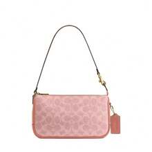 Coach Plaza Letter Lady Single Shoulder Handbag CCC42B4YU2 - 蜜瓜粉CCC42B4YU2 - 查看 9