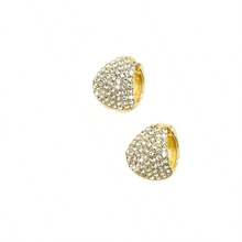 Bông tai hình giọt nước đính pha lê Pave, mạ vàng 14K, trang sức không gây dị ứng, bông tai lấp lánh dành cho nữ dự tiệc cưới và đeo hàng ngày. - Xem 7