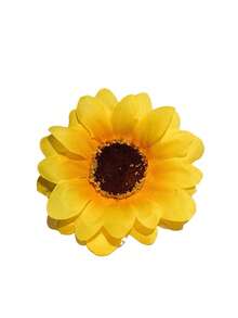 1 pieza/Set de 3 piezas Pasador de pelo de girasol bohemio casual de vacaciones para niña, pinza para el cabello, pasador de cabello, barrette, accesorios para el cabello para niña, accesorios para la cabeza, horquilla - Multicolor - Ver 3