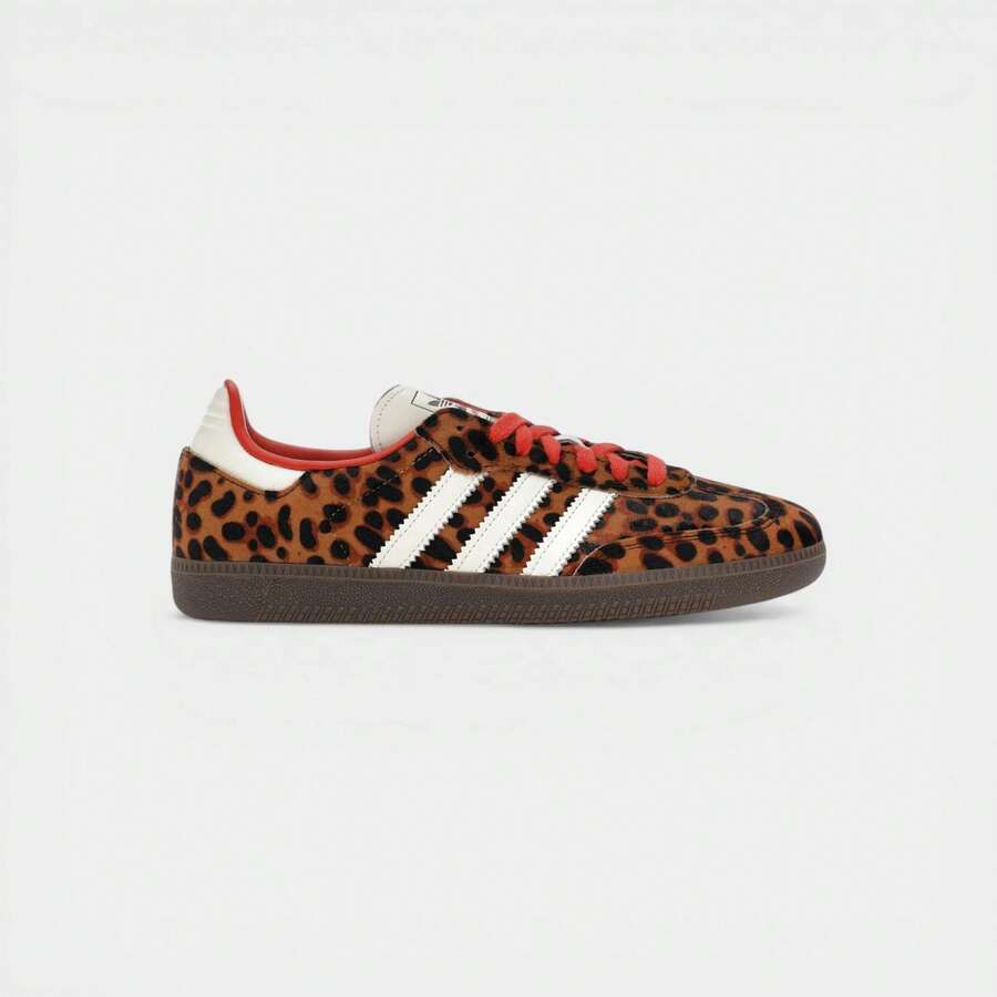 Adidas Samba OG Preloved Red Leopard (Women's) - Red - View 1