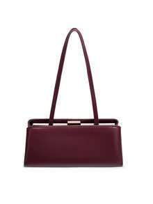 High-Quality Metal Frame Handbag For Women, Luxury Tote Bag With Multi-Layer Magnetic Closure, Elegant French Style New Design - Multicolor - View 13
