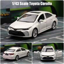TOYOTA 1:43 丰田卡罗拉合金压铸车模，行驶顺畅，车门可开，收藏玩具，节日礼物 - 彩色 - 查看 1