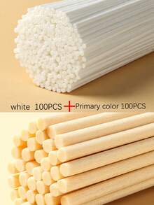100 Pieces Natural Bamboo Reed Diffuser Sticks - Long-Lasting Essential Oil Aromatherapy, Great For Spa, Fragrance And Home Decor, High Quality Unscented Wood Sticks For Room Fragrance, Aromatherapy Diffuser - Multicolor - View 15
