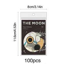 100/200pcs Vintage/Cartoon Pattern Creative Sticker Pack, Suitable For Decorating Tablets, Luggage, Bicycles, Skateboards, Laptops, Phones, Cups, DIY Gifts - Multicolor - View 14