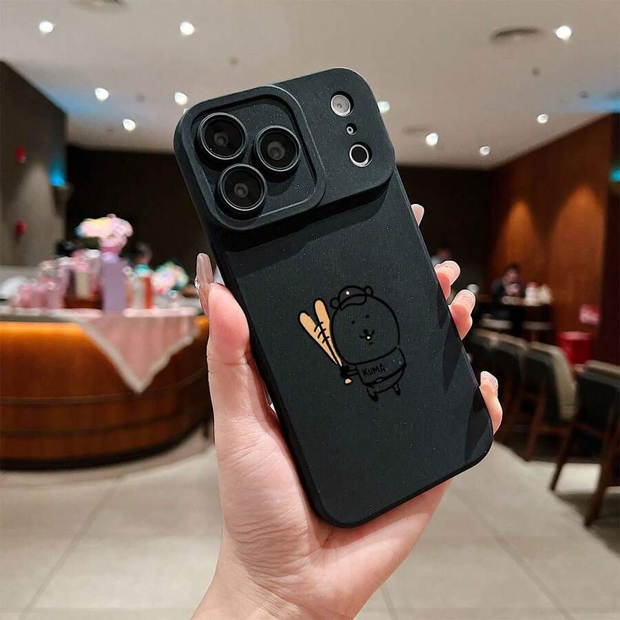 compatible with Appleおよびcompatible with Samsung Galaxyシリーズス スマホケース キャラクター  TPU素材、強化されたレンズ保護、瞳孔デザイン。 ベアー野球キャラクターケース  11  17e 手机壳  17e 手机壳 家族、恋人、友人、そして子供たちへのプレゼントに最適です。  S24 Ultra/15 Pro/S25 Edge/S25/ 13 pro/S22 Ultra/16 Plus/14/S25 Ultra/S23/16/15 Plus/12 Pro/17/S22/14 Plus/11 Pro Max/S23 Ultra/13/11 Pro/14 Pro Max/12/16 Pro/16e/17 Pro Max/S24/Apple  Air/12 Pro Max/15/16 Pro Max/17e/14 Pro/15 Pro Max/17 Pro/13 Pro Max - ブラック - チェックする 1