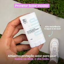 Ollie Facial Sunscreen Stick Hyaluronic Acid SPF 95 Colorless - 14g - trắng - Xem 3