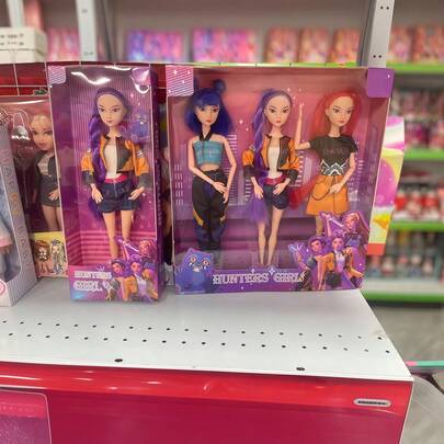 1pc K POP , Rumii Miraa And Zoey Vinyl Figurine Toy, Collectible K Pop Idol Action Figure, Cute Character , Fun Alternative For Fans, K Pop Merchandise Gift