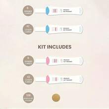 50pcs/100pcs Scratch Card With Surprise Feature, Cardboard Cards, Fun Realistic Style, Pink & Blue Lines, Pregnancy Test Shape, Double Line Design, Gender Reveal Function, Party Game Set, Suitable For Gender Reveal Party, Baby Shower, Pregnancy Celebration - Style 1 - View 10
