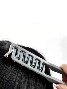 1/2/4/10Pcs Brand New All-In-One Volumizing Wide-Tooth Hair Comb - Fluffy Texture, Suitable For Men, ABS Plastic Material, Textured Grip Handle, Suitable For All Hair Types, Perfect For Home, Back To School, Travel And Vacation Essentials - Multicolor - View 8