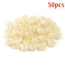 50 hạt acrylic giả ngọc bích hình bàn tính, hạt rời lỗ lớn hai tông màu, nguyên liệu làm vòng tay, vòng cổ, bông tai, phụ kiện trang sức thủ công, mặt dây chuyền điện thoại và móc khóa. - Nhiều màu - Xem 10