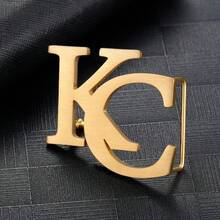 Personalized Double Initial/Birth Name Belt Buckle For Men,  Custom Stainless Steel Buckles,Custom Letters/Numbers Belt Buckle, Wedding Party Gifts For Him/Her, Valentine's Day, Stylish And Versatile, Father's Day Keepsake - A - View 5