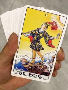 Beginner Tarot Card Deck, 78 Classic Tarot Cards With English & Chinese, Waterproof & Tear-Resistant, Perfect For Novice - Compact & Stylish Card Set With Detailed User Manual - Experience Authentic Tarot Reading Game - Multicolor - View 1