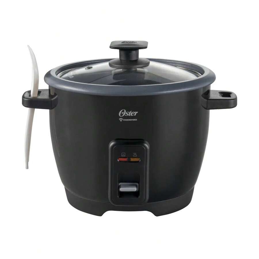 Arrocera Eléctrica Oster 7 Tazas Negra CKSTRCB7DFBL - Ver 1