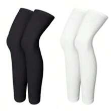 1 Par/3 Pares de Mangas de Compresión Deportivas para Hombres, Tela Transpirable y Refrescante, unicolor, Lavable a Máquina, Adecuado para Ciclismo, Senderismo, Baloncesto, Fútbol y Otros Deportes al Aire Libre - Ropa Deportiva de Verano - Multicolor - Ver 11