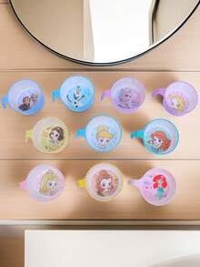 1 pieza Tazón con asa de dibujos animados de Disney, adecuado para reuniones familiares y fiestas de cumpleaños, tazón con asa exquisito y duradero - Multicolor - Ver 2
