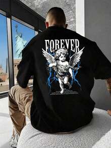 camisetas de hombre Ropa de verano Patrones de moda playeras de hombre camisas  ropa hombre sudaderas para Ocio al aire libre  gym regalos para hombre playa hombre  Cuello redondo de manga corta halloween nacional Vivaéxico  ropa mexicana 15 septiembre - Negro - Ver 8