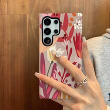 Funda para Teléfono - Diseño Elegante con Arte Floral, una Resistente Funda 2 en 1 con Doble Capa para Varios Modelos de  Galaxy, Perfecta como Regalo - Color mixto 1 - Ver 4