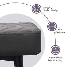 ZOONFA Grey Velvet Barstools With Back Metal Legs For Kitchen Island Breakfast Bar - Grey - View 4