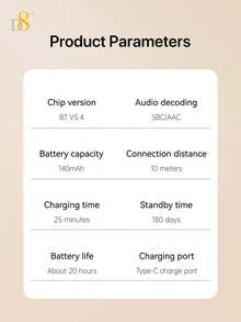 D8 Retractable Wireless Headset ,LED Display Over-Ear Buds,Headphone Stereo Earphone Noise Cancelling Mic Clip On Earpiece Comfortable HandsFree Headset 20Hrs Talking Time Sports Business Trucker Driver Earbud Retractable Wireless Headset With LED Display - View 12