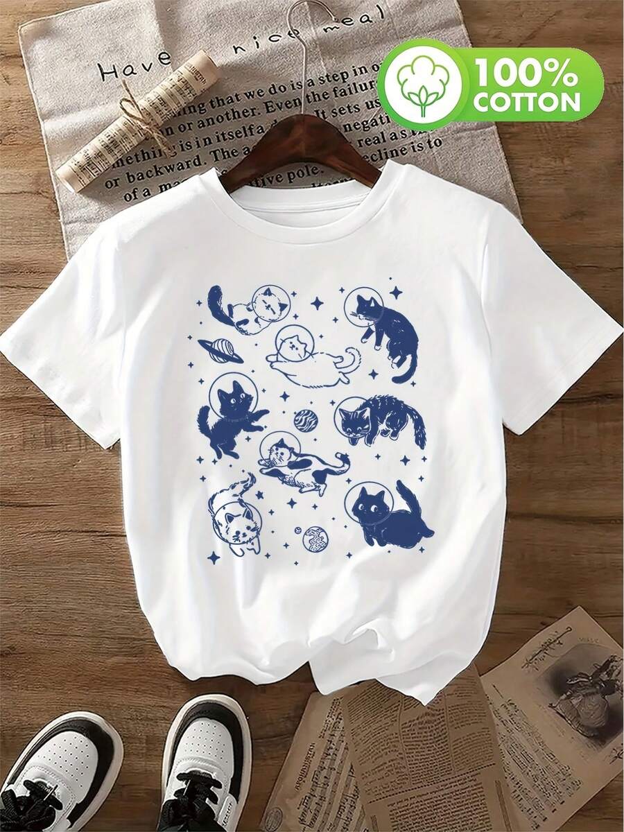 Women T-Shirts - White - View 1
