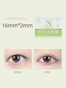 180pcs/200pcs Pack Invisible Double Eyelid Tape, Natural Matte Finish, Adhesive Eyelid Sticker For Single Eyelid & Puffy Eyes - Multicolor - View 8