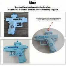 1pc Prank Water Gun, Bidirectional Prank Water Gun, Prank Water Spray Gun, Reverse Water Gun, Funny Novelty Toy Suitable For Parties And Summer Entertainment, Creative Gift Toy For Swimming Pool, Beach Water Fight Activities - Multicolor - View 16
