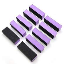 Bộ 5/10/20 miếng giấy nhám đen, miếng mút nhám đen đàn hồi cao, dụng cụ dũa móng tay bằng giấy nhám thô EVA. - Nhiều màu - Xem 20