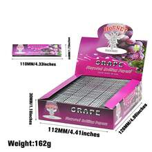 New 110mm Extra Large Cigarette Rolling Papers, 25 Booklets/Box, Multiple Flavors Available, Smoking Accessories Rolling Papers, Essential For Smokers! - Multicolor - View 4