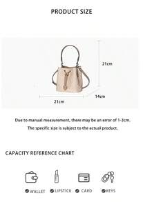 Coach Rowan Printed Women's Single Shoulder Crossbody Handbag CBH07SVPWH - 沙黃色/灰褐色CBH07SVPWH - 查看 9