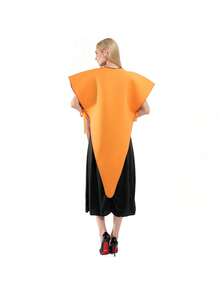 Bộ trang phục pizza nguyên khối, cỡ unisex, trang phục biểu diễn Halloween, bộ đồ liền thân dễ thương theo chủ đề đồ ăn. - Nhiều màu - Xem 4