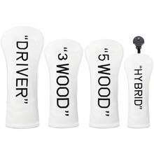 Bao đầu gậy golf kiểu dáng đơn giản, phù hợp với gậy Driver, Fairway Wood, Hybrid - Bao đầu gậy golf Driver - Một chiếc bao đầu gậy golf đáng sở hữu, mang lại sự bảo vệ tốt nhất cho gậy của bạn. - Nhiều màu - Xem 1