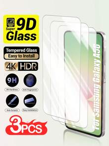 Navigator 3pcs High Definition Tempered Glass Screen Protector, Compatible With Samsung Galaxy S20 FE, Galaxy S21 FE, Galaxy A02, A02S, Galaxy A03, Galaxy A23, Galaxy A24, Galaxy A25, Galaxy A31, Galaxy A72, Galaxy S24 FE, A06, A17, A07, S21, S22, S23, S24, S25, S26 Series. Anti-Fingerprint, Hydrophobic Coating, Smooth Touch. - Clear - View 20