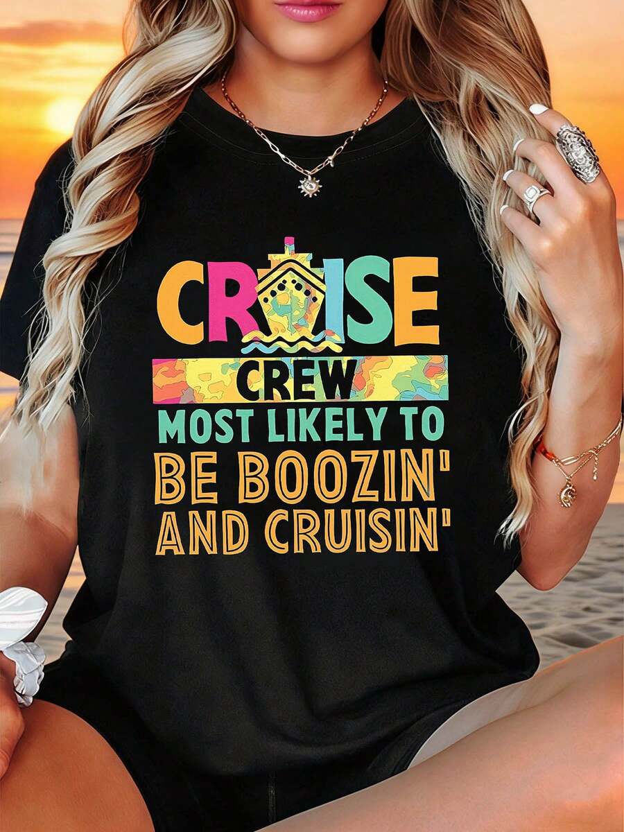 Women T-Shirts - Black - View 1