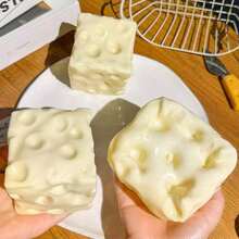 Neue Käse-Quetschspielzeug, handgemachte Quetschies aus Kokosöl, geschmeidig & federnde Quetschspielzeuge - Verschiedenfarbig - Übersicht 6