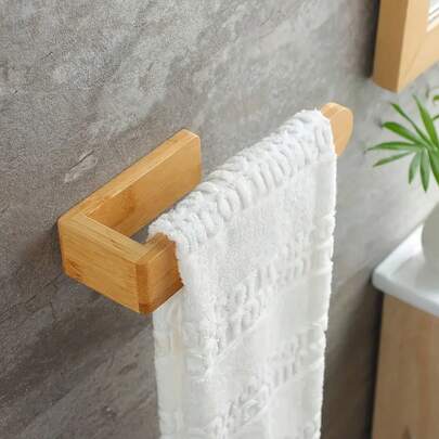 1 Giá Treo Khăn Bằng Gỗ Cho Phòng Tắm, Giá Treo Khăn Gắn Tường, Thích Hợp Cho Phòng Tắm và Nhà Bếp, Giá Treo Khăn Gắn Tường Kiểu Hiện Đại, Dễ Lắp Đặt, Quà Tặng Ngày Của Mẹ