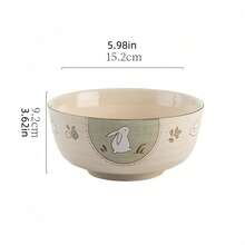 Bộ bát ăn gồm: bát sữa chua 4,5 inch, bát tráng miệng 5 inch, bát cơm 5,5 inch, bát mì 6 inch, bát sứ kiểu Nhật dùng để đựng bánh nếp, thiết kế tối giản, đa năng dùng hàng ngày và làm quà tặng. - Nhiều màu - Xem 9