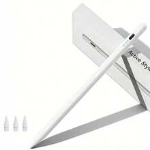 New For Ipad Special Stylus Pen, One-Touch Startup, Apple Pen With Battery Display, Suitable For Ipad 9/10/11, For Ipad Pro, For Ipad Air, For Ipad Mini Devices, Electronic Stylus Pen With Tilt Sensitivity, Anti-Drop Handwritten Function, Tablet Accessories, With 3 Interchangeable Pen Heads For Electronic Signature - 查看 5