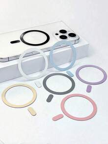 Fast Charging Phone Holder Magnetic Ring 4pcs Strong Magnetic Rings Suitable For MagSticker Magnetic Rings Magnetic Rings For MagMagnetic Wireless Charger Housings, Compatible With Apple 17/16/15/14 Pro Max, Android Phones Accessories Mother's Day Gift - Multicolor - View 2