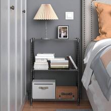 450 Lbs Steel Storage Shelving 3 - Tier Utility Shelving Unit Steel Organizer Wire Rack Home, Kitchen, Office 30x 45x 67 - 45 cm X 30 cm X 67 cm + Grey - View 7