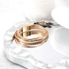 新波西米亚风圣诞节和情人节轻便磁性皮革手链 - 咖啡 - 查看 13