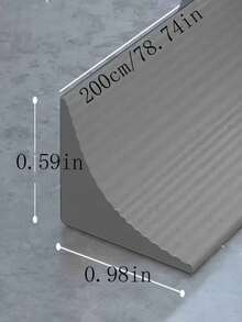 1 miếng dải silicon tự dính chống thấm nước cho mép bồn rửa nhà bếp, 1m/2m dải chống thấm nước cho mặt bàn trang điểm phòng tắm, dải chống thấm nước tự dính dùng trong gia đình - Nhiều màu - Xem 14