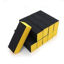 Bộ 5/10/20 miếng giấy nhám đen, miếng mút nhám đen đàn hồi cao, dụng cụ dũa móng tay bằng giấy nhám thô EVA. - Nhiều màu - Xem 24