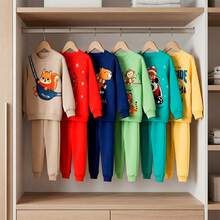 Baby Boy's 4-Piece Fleece Set - 2 Jackets + 2 Pants - 列印 - 查看 3
