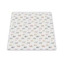 1pc Baby Splash Mat, Washable Portable Picnic Mat And Tablecloth, Suitable For High Chair/Arts & Crafts Activities - Multicolor - View 12