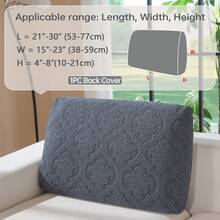 1 vỏ đệm ghế sofa co giãn Jacquard, kiểu dáng tối giản hiện đại, chống trượt, phù hợp với sofa hình chữ L và sofa 1/2/3/4 chỗ ngồi, dùng được cả bốn mùa - Màu xám đen - Xem 10