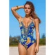 Blue Background With Yellow Flowers