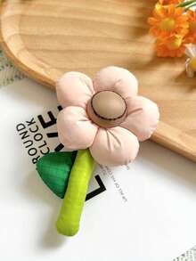 1pc Rustic Fabric 5-Petal Colorful Flower Padded Decor, Suitable For Bag Accessories, Birthday, Wedding, Gift Bag Decoration, Souvenirs And More - Multicolor - View 14