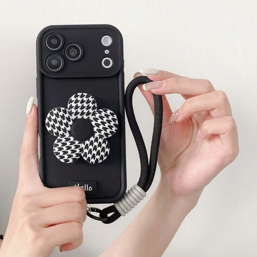 Tặng kèm dây đeo/chân đế điện thoại và dây đeo bện, tương thích với iPhone 17 Pro Max, 16 Pro Max, 15 Pro Max, 14 Pro Max, 13 Pro Max, 12 Pro Max, 11 Pro Max, XS Max, 7/8 Plus, S26, 2524321u, Honor. - màu đen - Xem 1