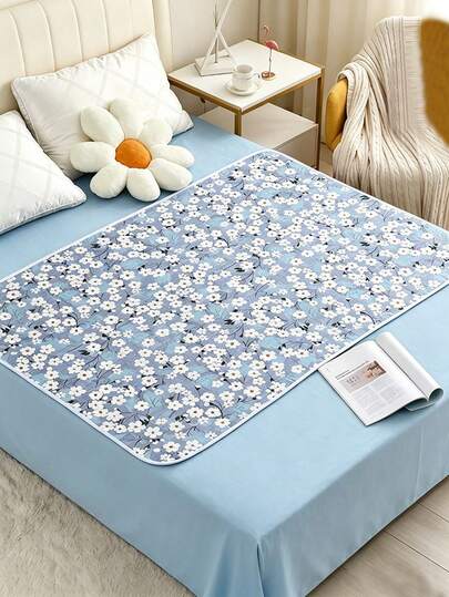 Reusable Leak-Proof Menstrual Pad, Waterproof Washable Mattress Pad, Mattress Protector, Suitable For Women To Use During Menstruation, Incontinence, Bedwetting, Adults And Elderly
